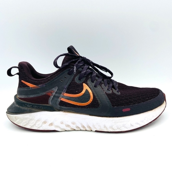 NIKE Women's Legend React 2 Purple Orange Running Shoes AT1369-602 Size 8 - Picture 1 of 7